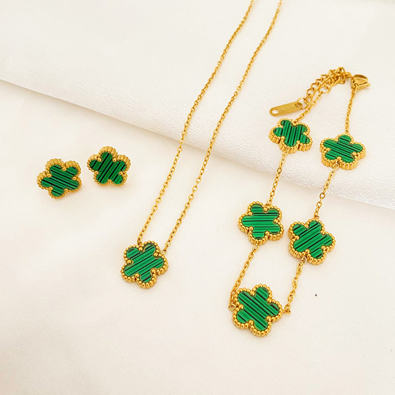 Asala - Coffret Van Cleef (Collier, Boucles et Bracelet)